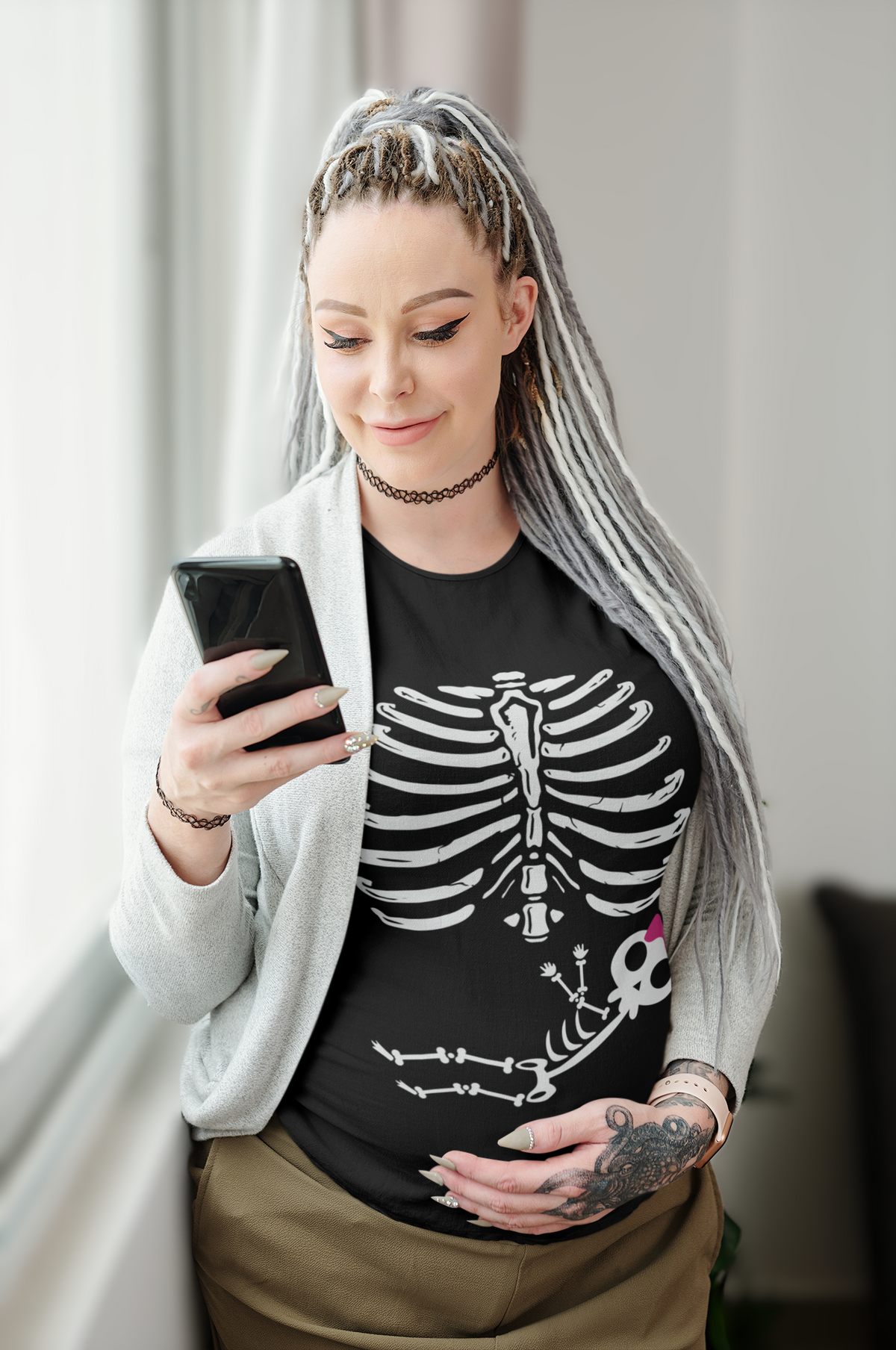 SPOOKY FROM THE START - Lil’ Bone Baby Unisex T-Shirt