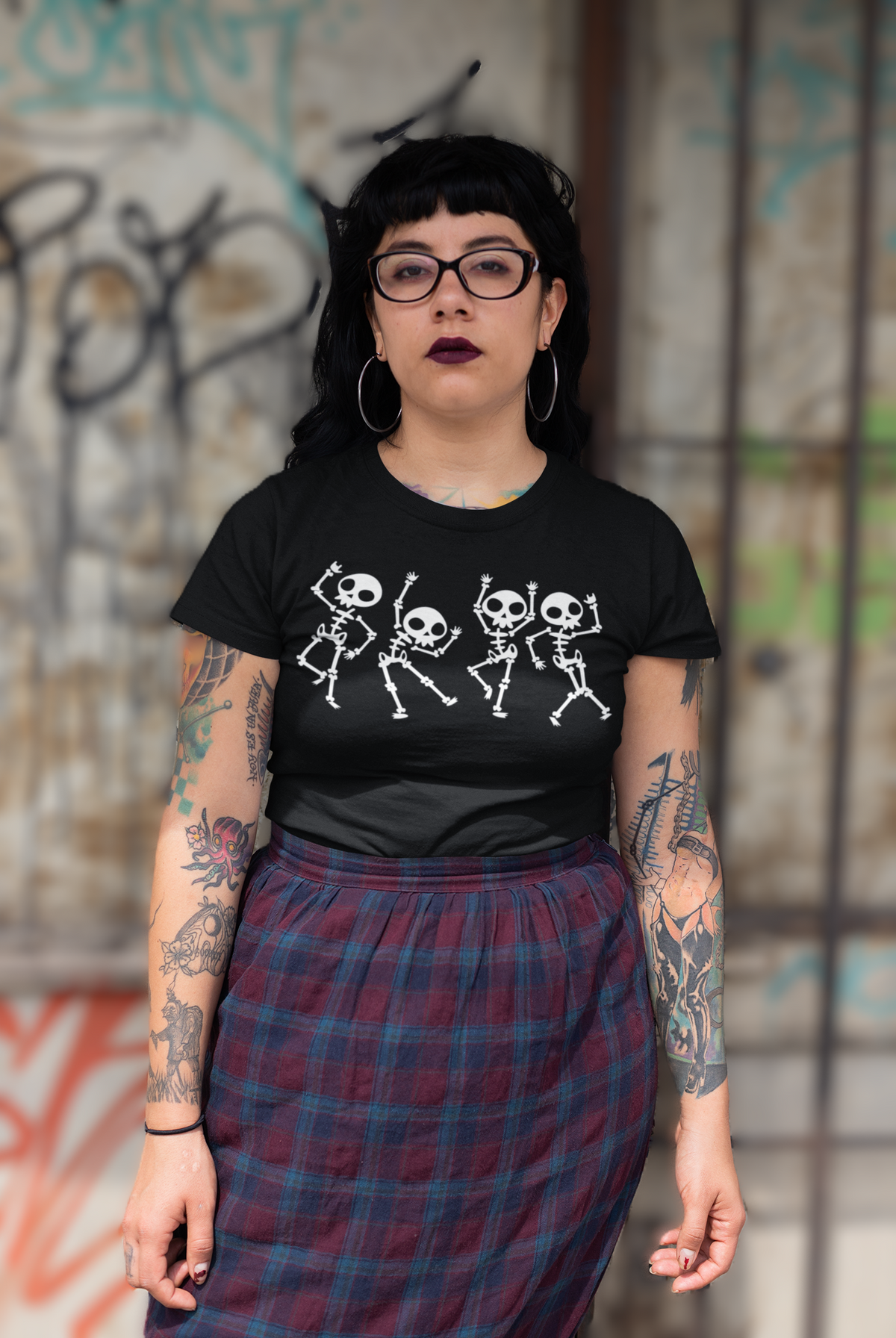 DANCING SKELETONS Unisex T-Shirt