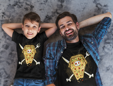 PIZZA COFFIN SKULL - Kids' T-Shirt