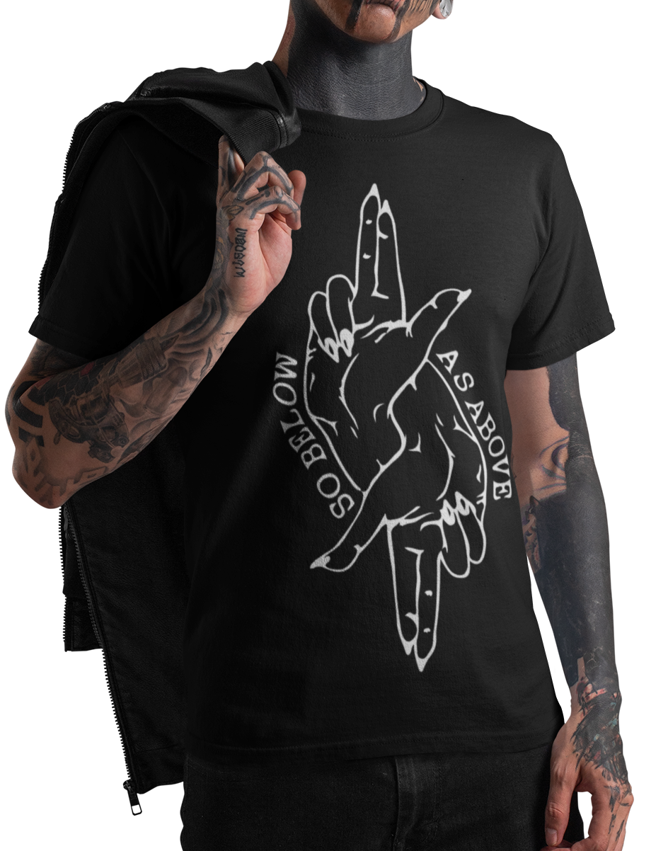 AS ABOVE SO BELOW Occult Unisex T-Shirt