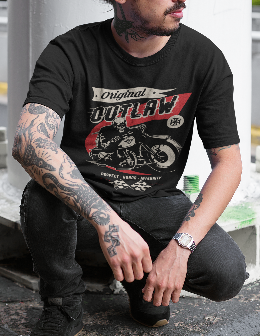 ORIGINAL OUTLAW - Respect Honor Integrity T-Shirt