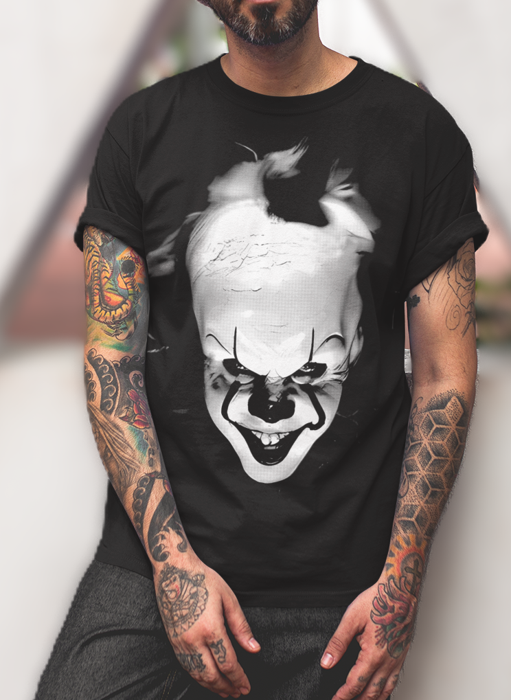 UPSIDE DOWN TERROR CLOWN - Unisex T-Shirt