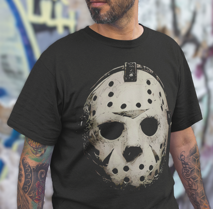 HORROR HOCKEY MASK - Unisex T-Shirt