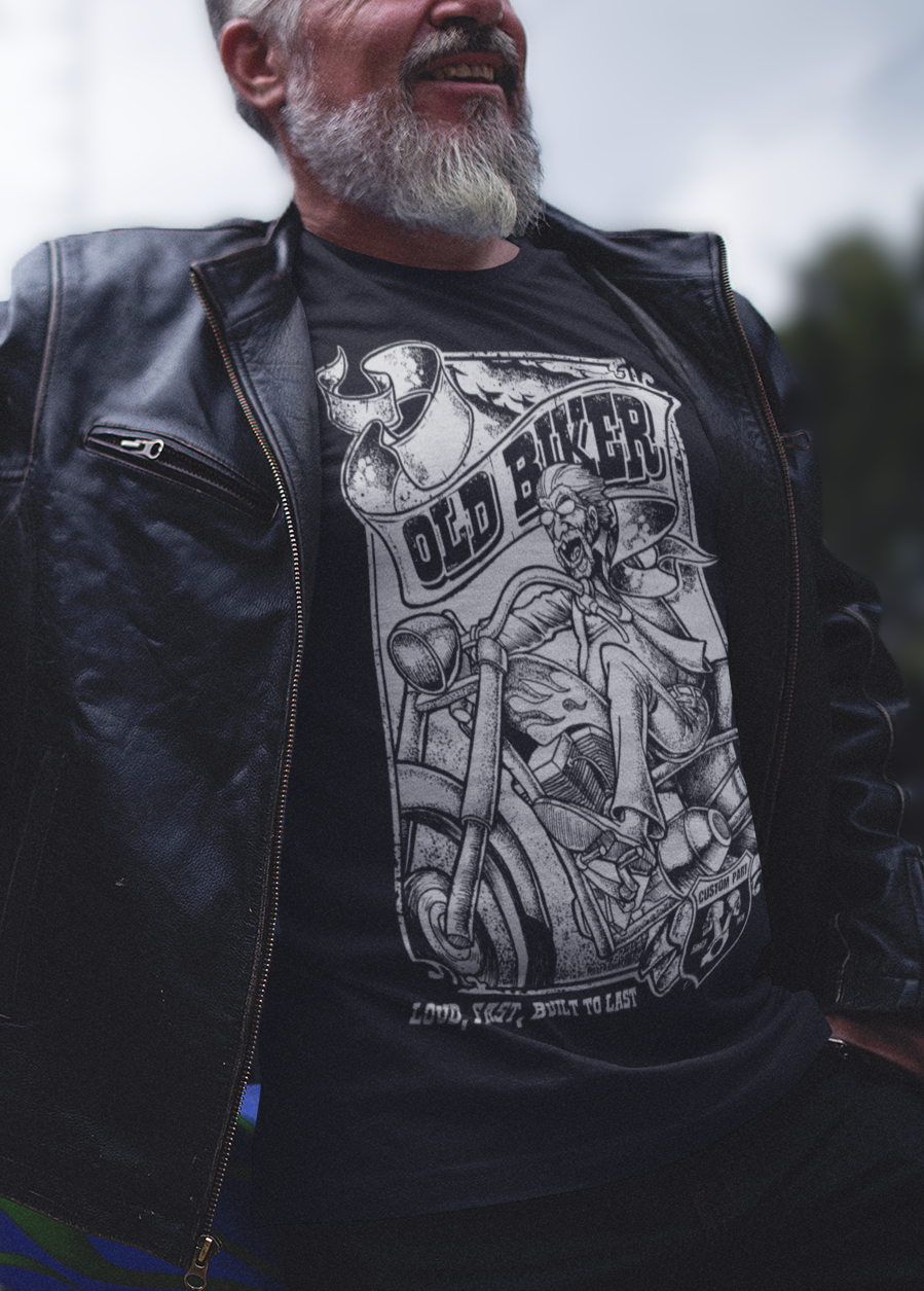 OLD BIKER Loud, Fast, Built to Last