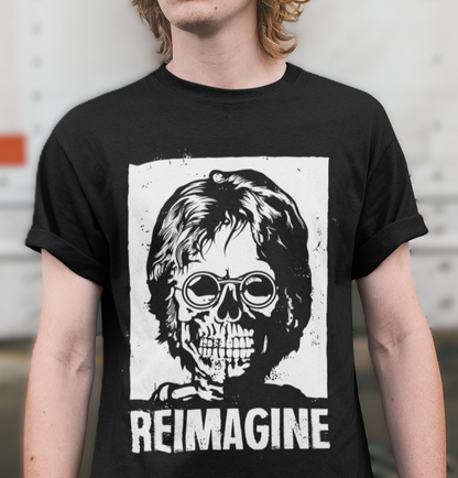 REIMAGINE - Abstract Skull Portrait Unisex T-Shirt