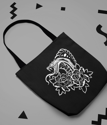 MIDNIGHT SERPENT TOTE BAG