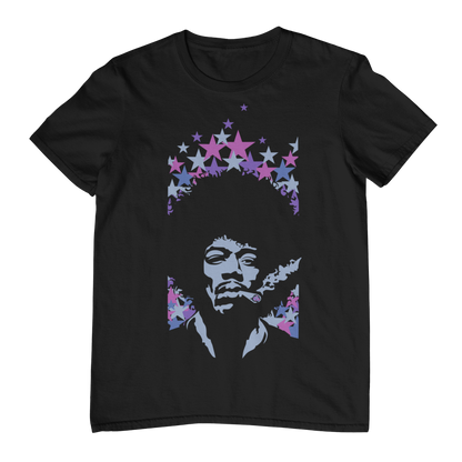 VINTAGE ROCK ICON JH – Abstract Portrait Unisex T-Shirt