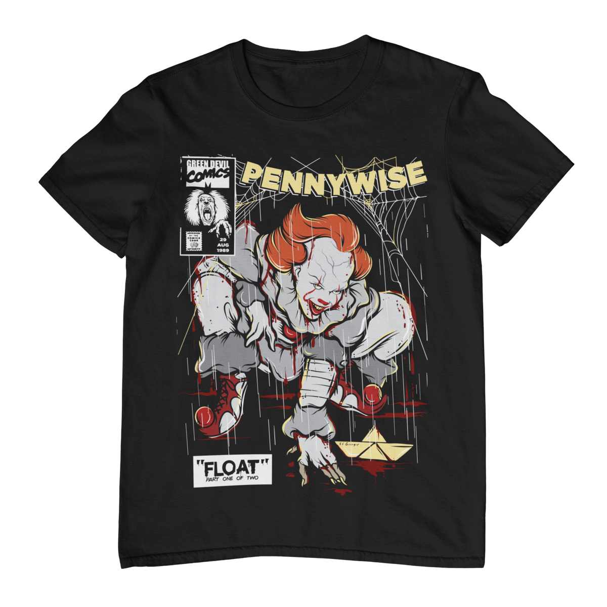 FLOATING NIGHTMARE CLOWN - Unisex T-Shirt