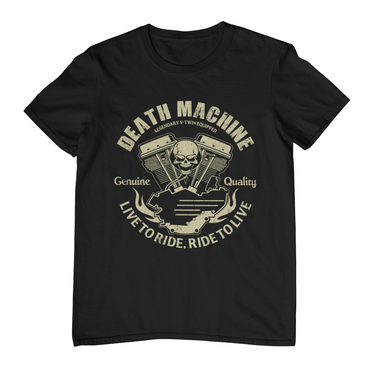 DEATH MACHINE Live to Ride, Ride to Live T-Shirt