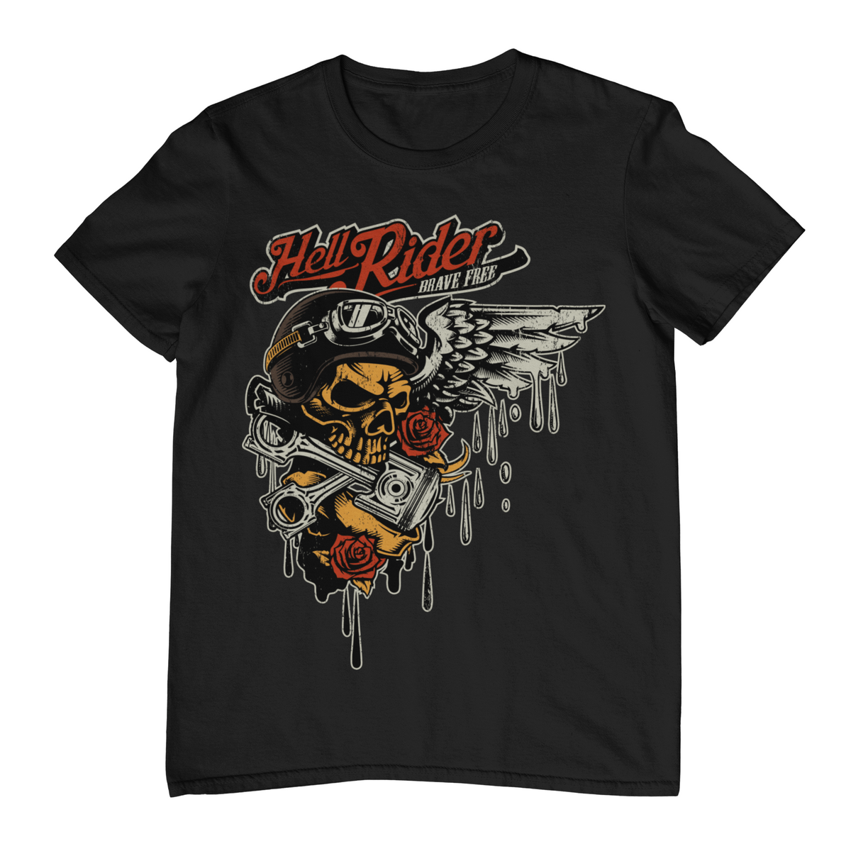 HELL RIDER BRAVE FREE T-Shirt