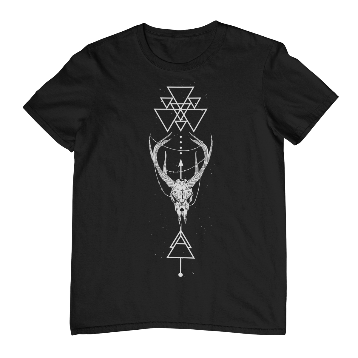 THE HORNED GEOMETRY T-Shirt (Black)