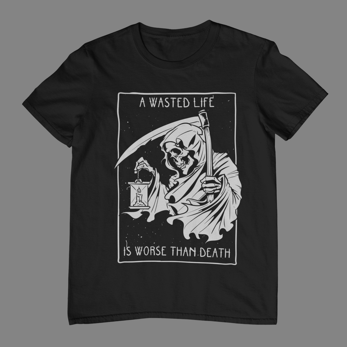 A WASTED LIFE IS WORSE THAN DEATH Unisex T-Shirt