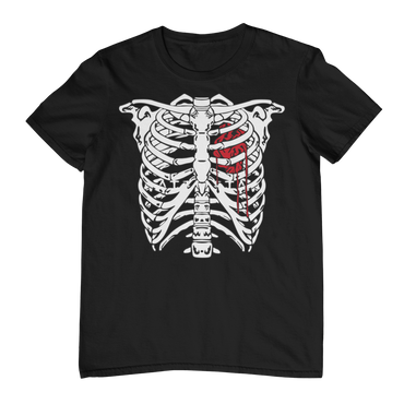 RIBCAGE WITH BLEEDING HEART Unisex T-Shirt