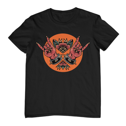 METAL RITUAL – Devil Horns Unisex T-Shirt (Black)
