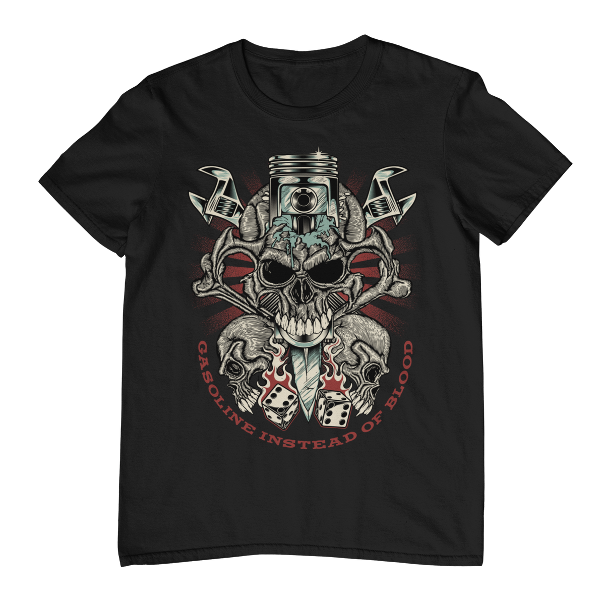 GASOLINE INSTEAD OF BLOOD T-Shirt