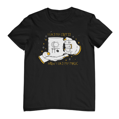 I LIKE MY COFFEE BLACK Unisex T-Shirt