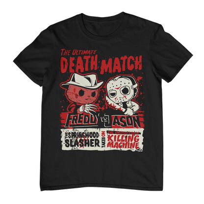 THE ULTIMATE DEATH MATCH: Nightmare Slayer vs Camp Killer - Unisex T-Shirt