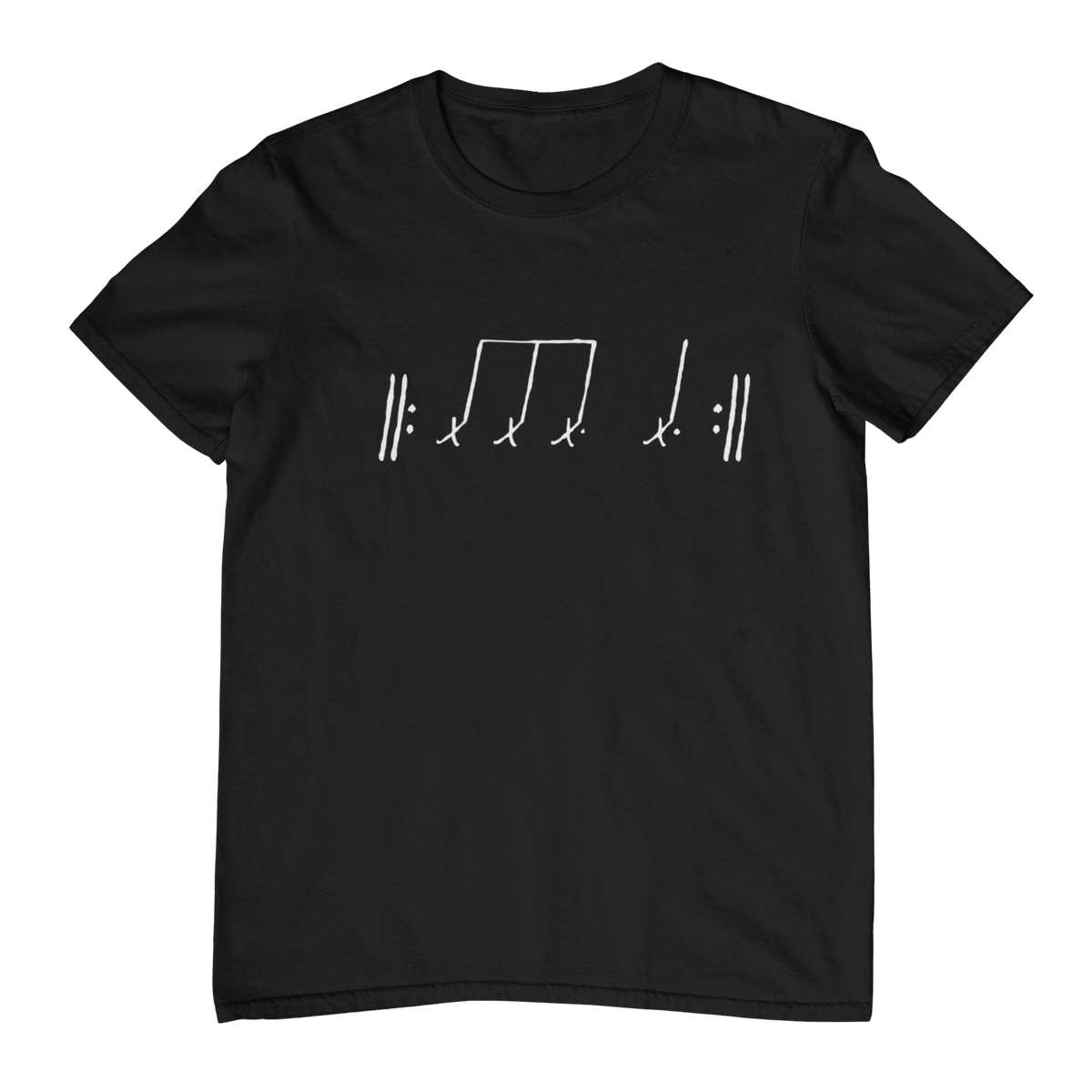 BEAT PATTERN – Minimal Music Notation Unisex T-Shirt