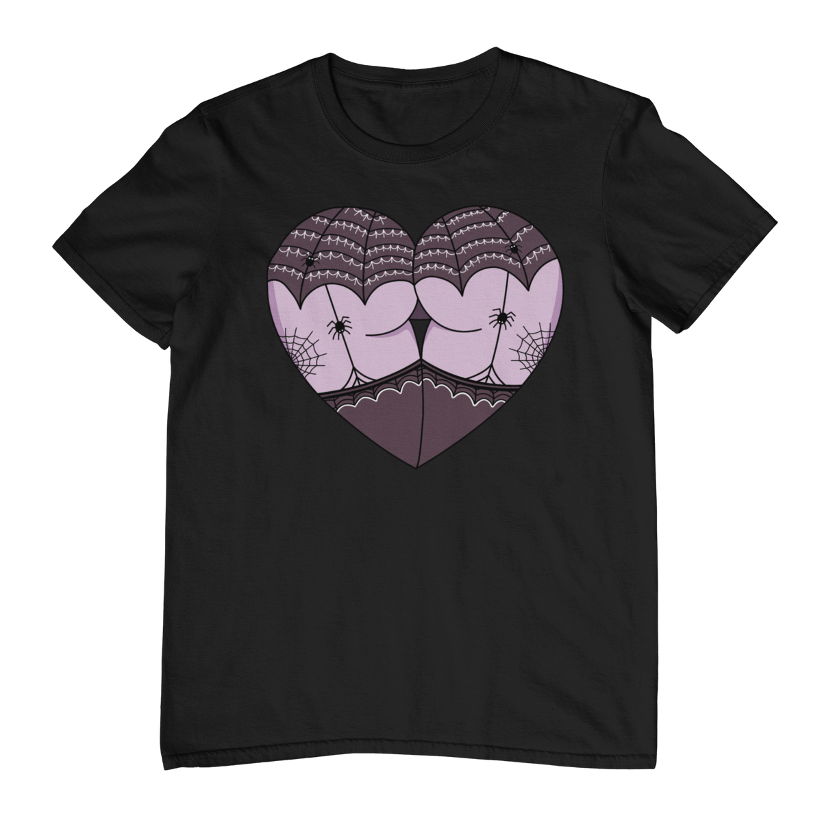 GOTHIC SPIDER HEART - Unisex T-Shirt