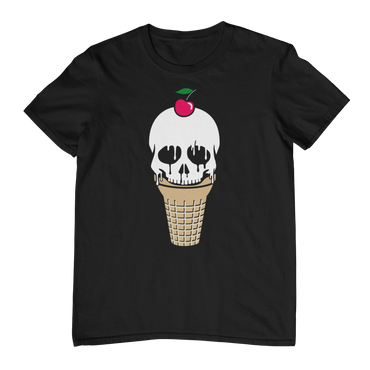 ICE CREAM SKULL Unisex T-Shirt