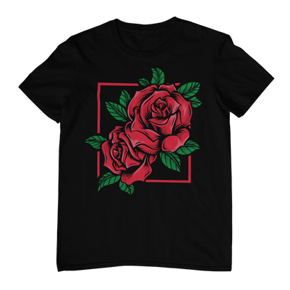 SCARLET ROSE OUTLINE Unisex T-Shirt