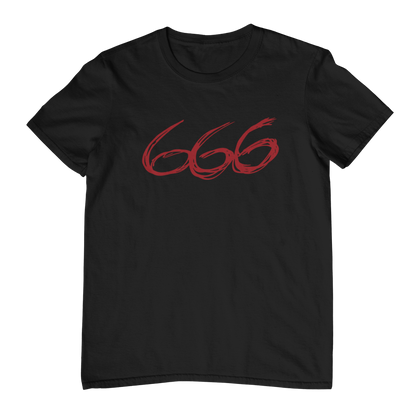 RED 666 INFERNO SCRIPT Unisex T-Shirt