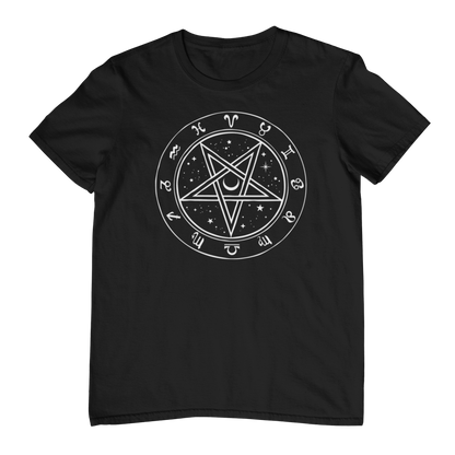 CELESTIAL ZODIAC PENTAGRAM Unisex T-Shirt