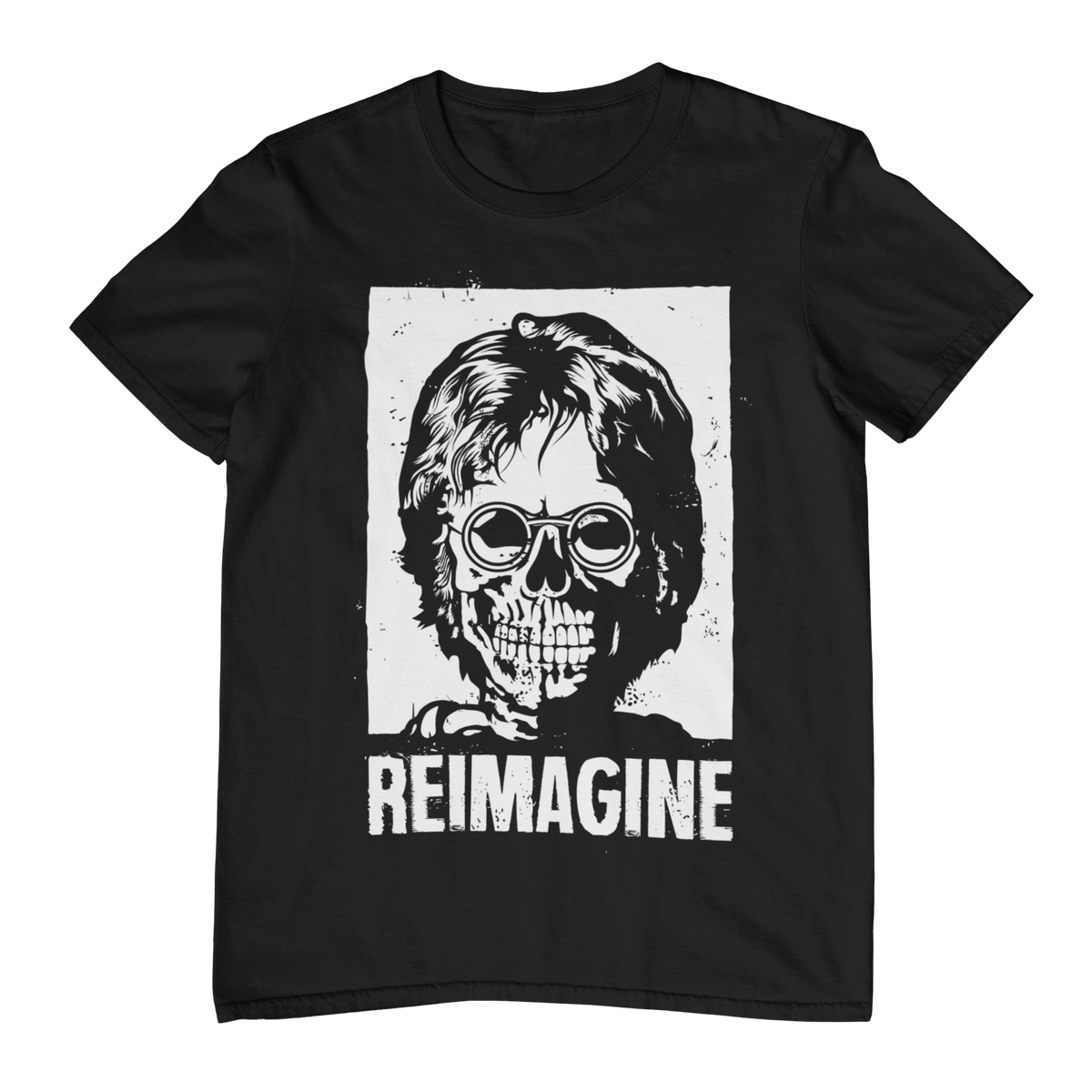 REIMAGINE - Abstract Skull Portrait Unisex T-Shirt
