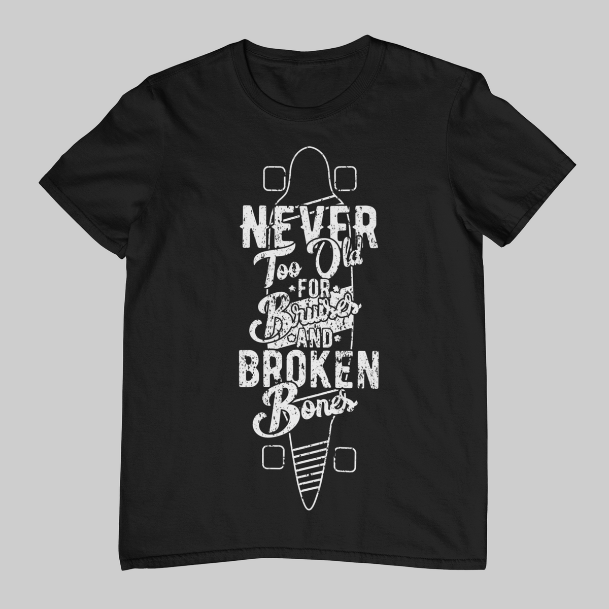 NEVER TOO OLD TO SKATE Unisex T-Shirt