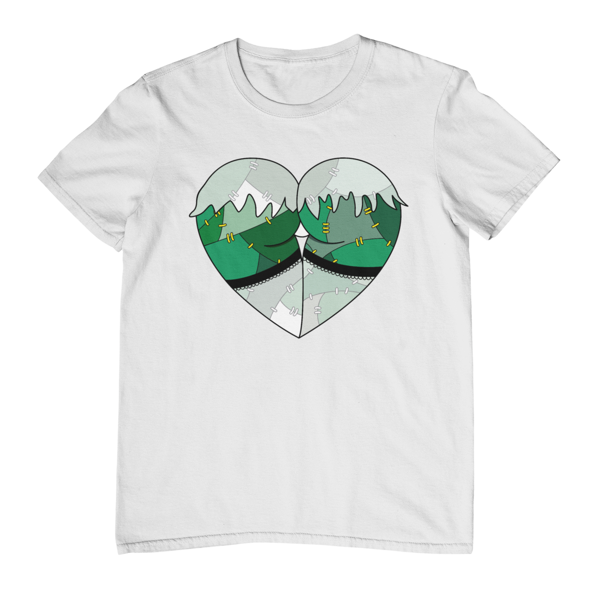 ZOMBIE LOVE HEART - Unisex T-Shirt