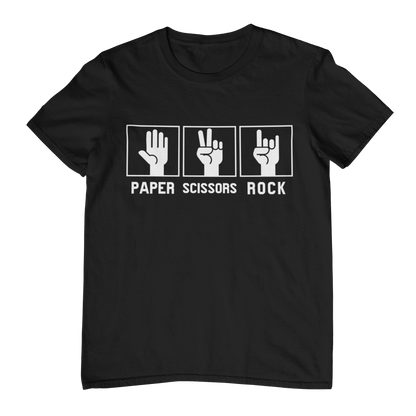 PAPER SCISSORS ROCK – Rock Wins Unisex T-Shirt