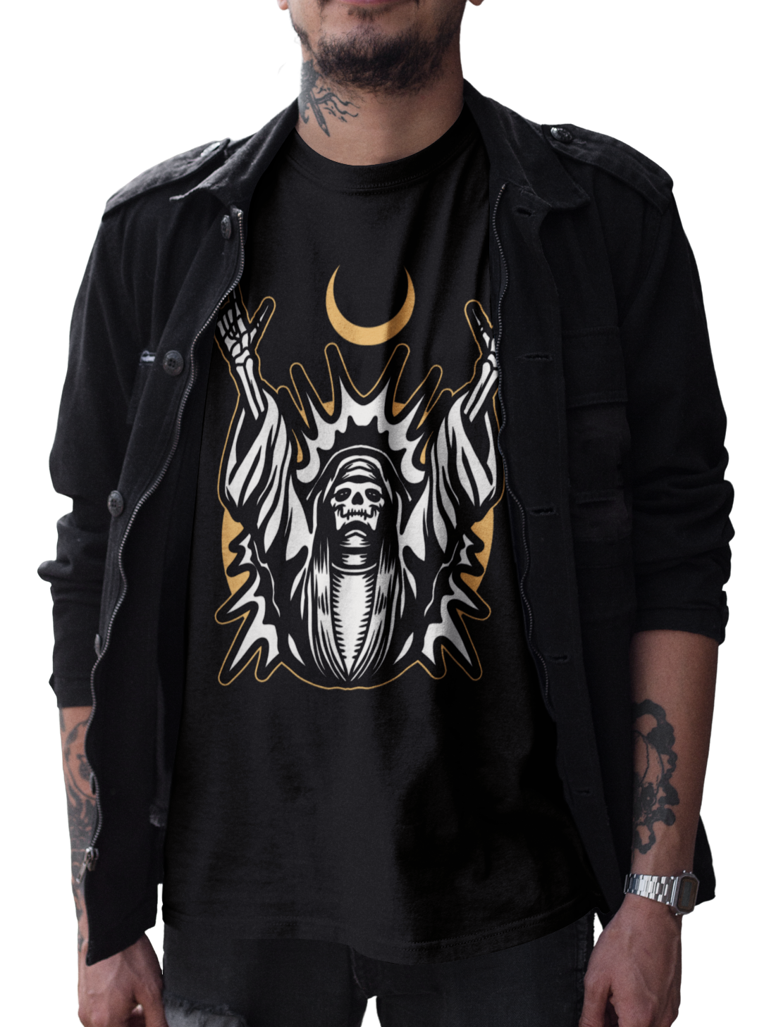 DARK RITUAL – Skeleton Priest Unisex T-Shirt