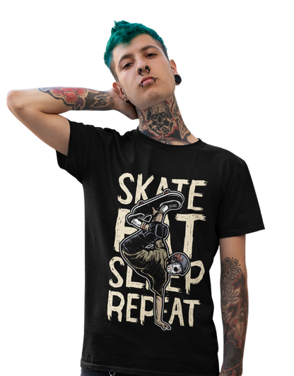 SKATE EAT SLEEP REPEAT Unisex T-Shirt